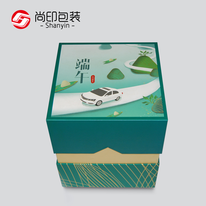 2.上下盖粽子礼品盒